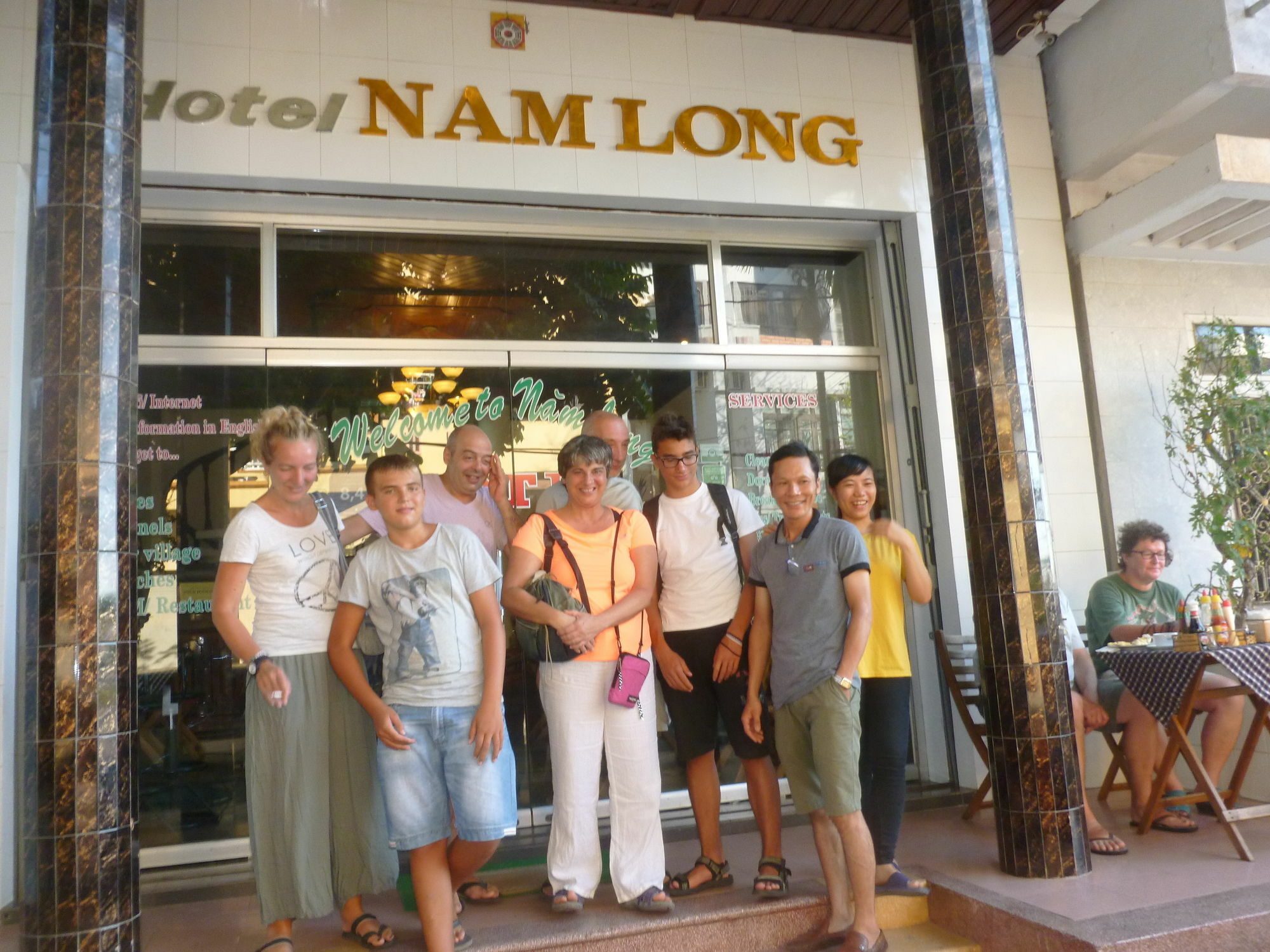 Nam Long Hotel Донгхой Экстерьер фото
